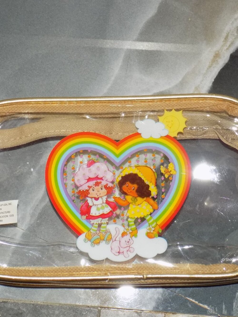Strawberry Shortcake Pencil Pouch NEW 7 3/4 x 4 3/4 x 2 1/4 In.